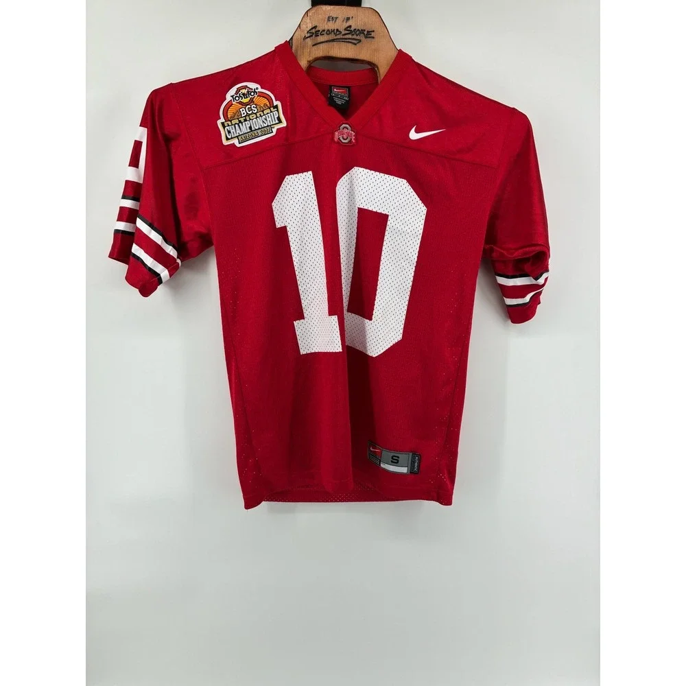 Nike Ohio State Buckeyes Troy Smith #10 Football Jersey BCS Championship 2007 S